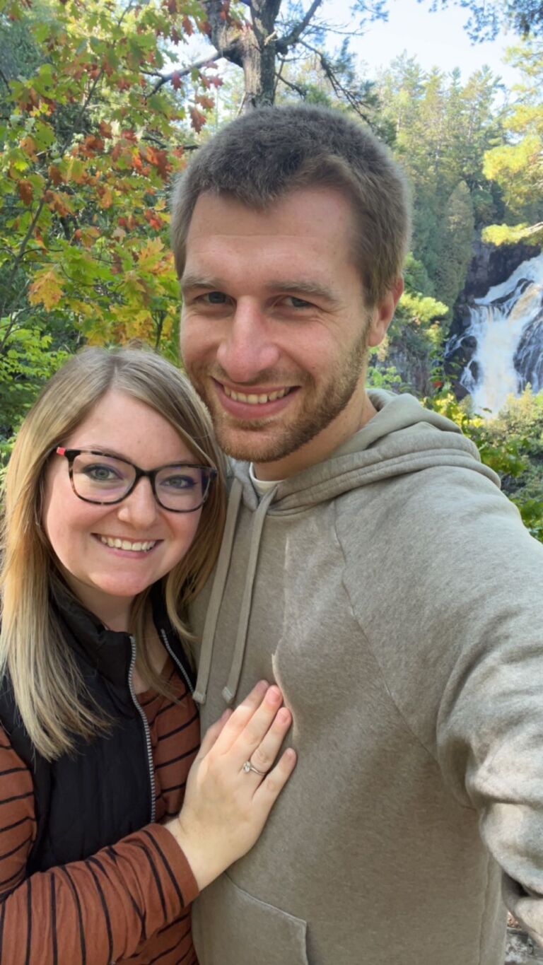 Best Day Ever -  Engaged! Brett surprised Kaylee on our annual Duluth trip and proposed on one of the piers in Canal Park. We celebrated by (of course) exploring a waterfall.