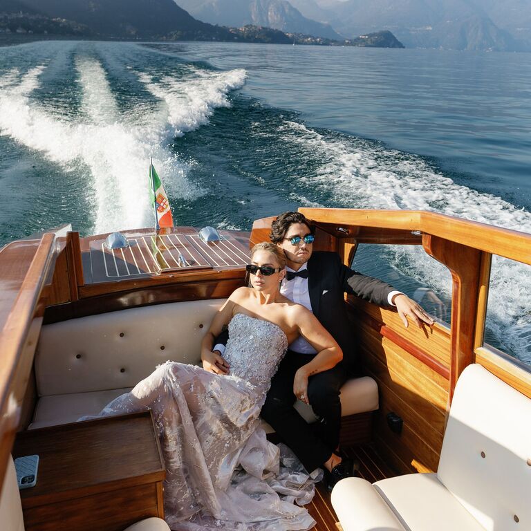 Couple on boat