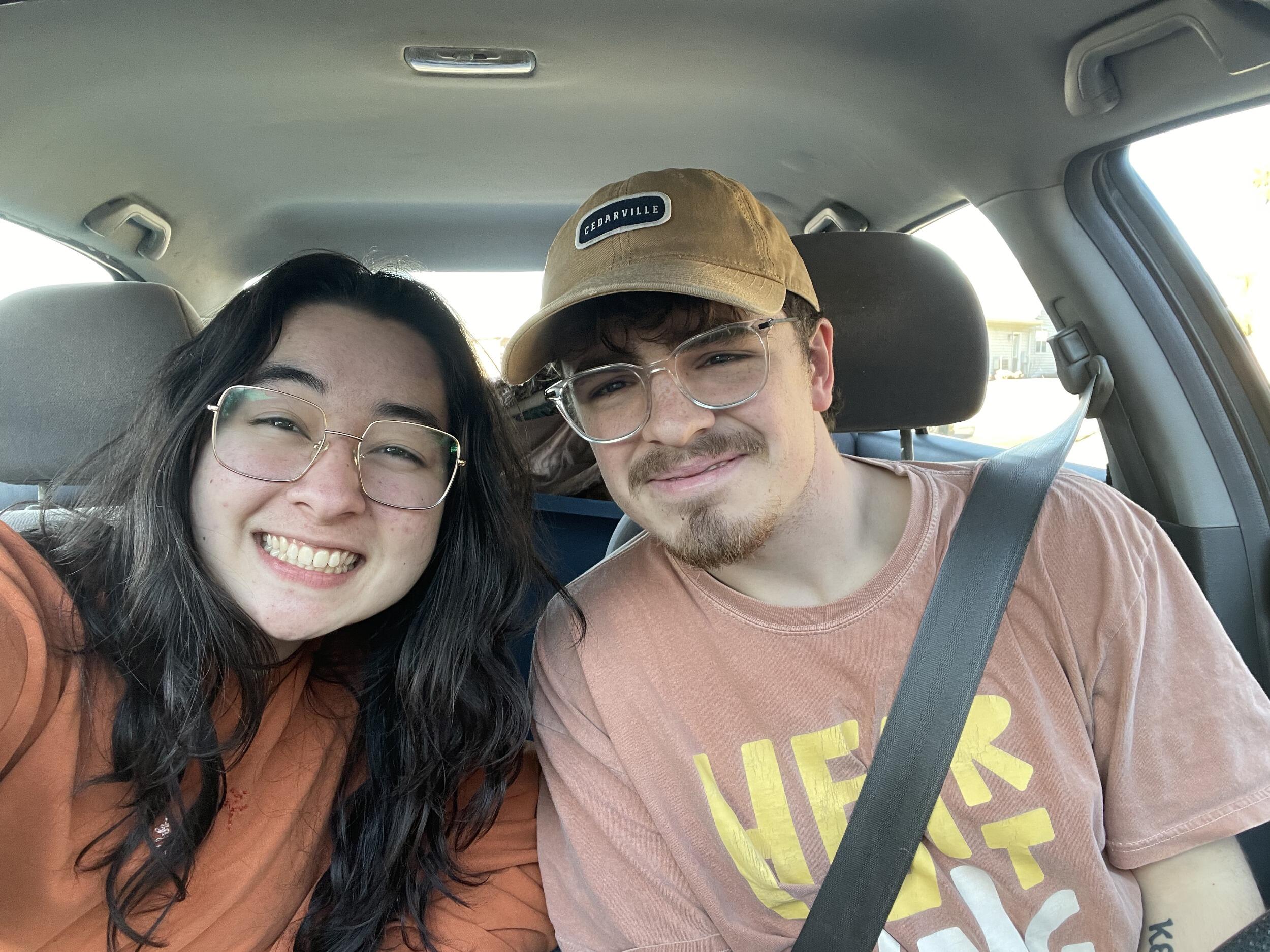 Our first road trip! Abbi went home to KY with Mat for spring break to meet the family :)