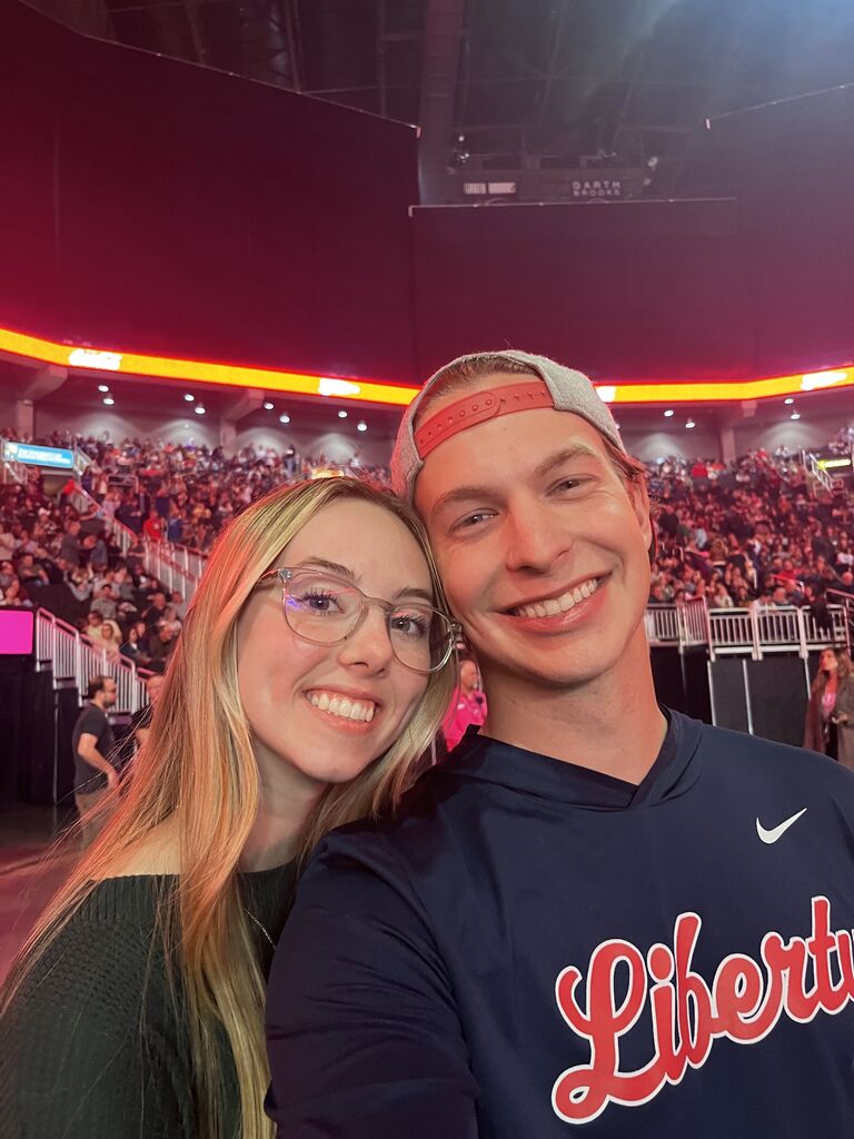 Our 3 year dating anniversary! We saw For King & Country in concert, and Andrew surprised Raeleigh with floor tickets!