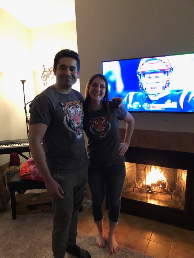 Our first Super Bowl together!