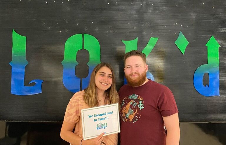 Brianna's first time in New Hampshire where we went for Dylan's disc golf tournament. Obviously we had to slay an escape room while there