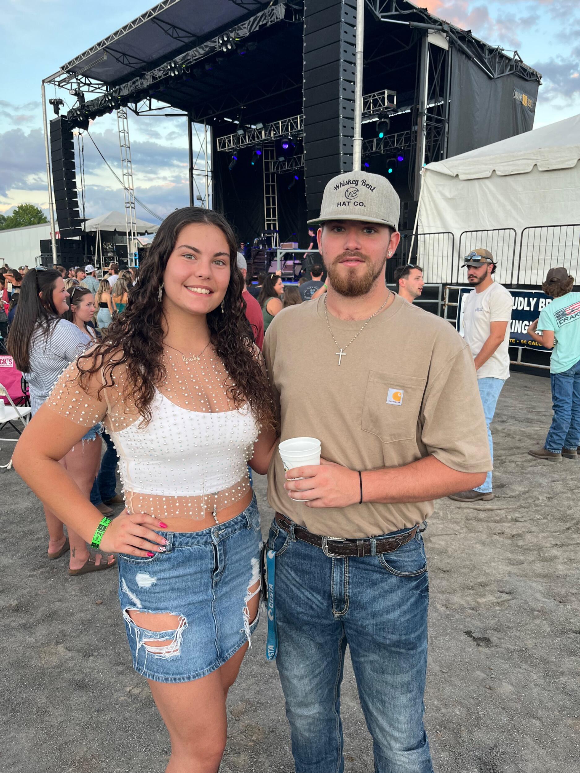 Our first(of many) concerts together. Randy Houser was playing at the Rockingham County Fair. 