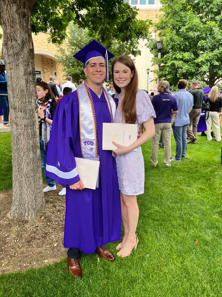 Daniel graduates from TCU with his Engineering degree! 