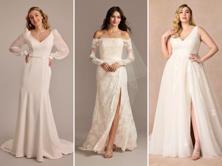 The Best Wedding Dresses for Petite Brides 5 4 and Under