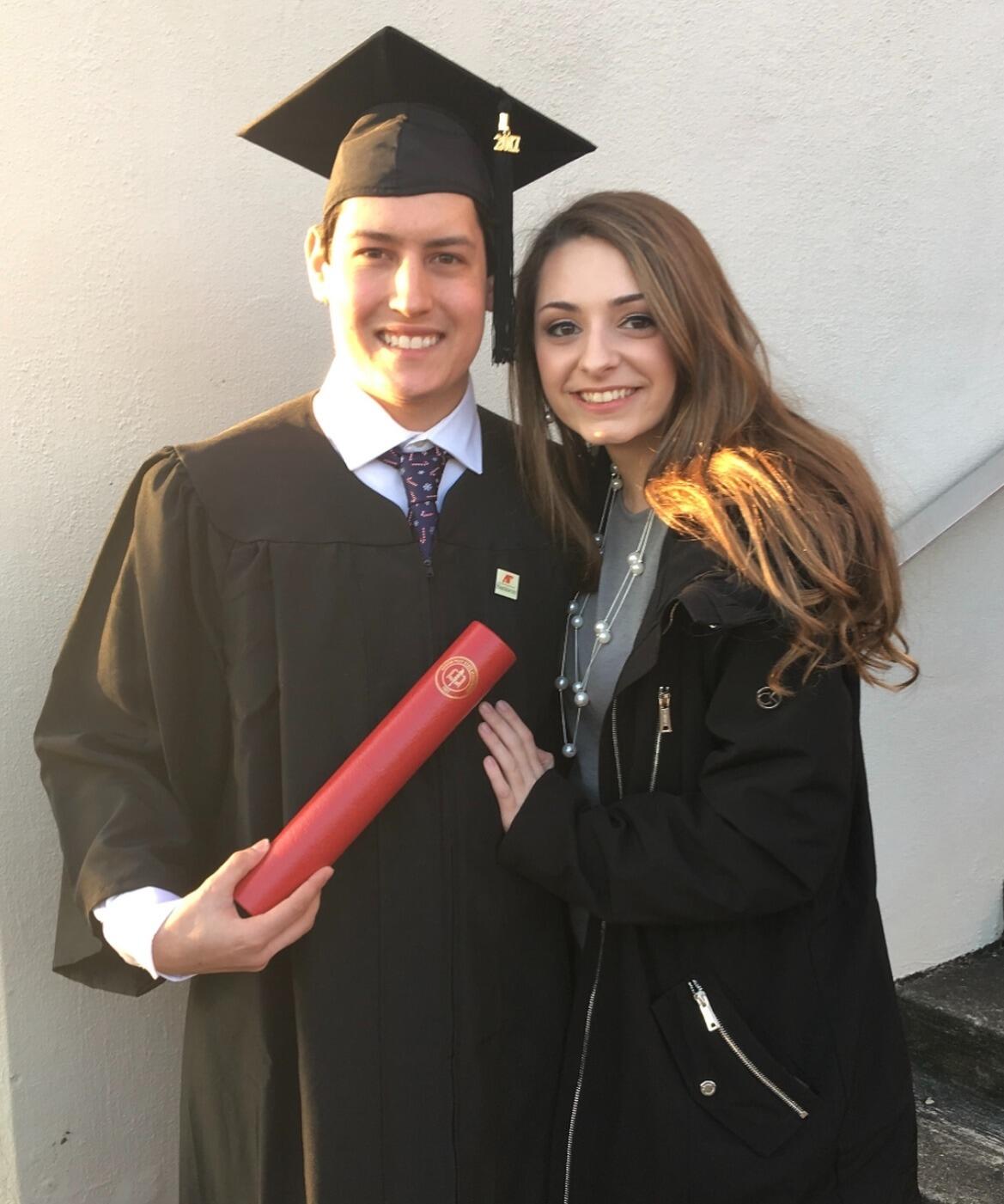 Drew's APSU graduation. Bachelor's in Business Administration.