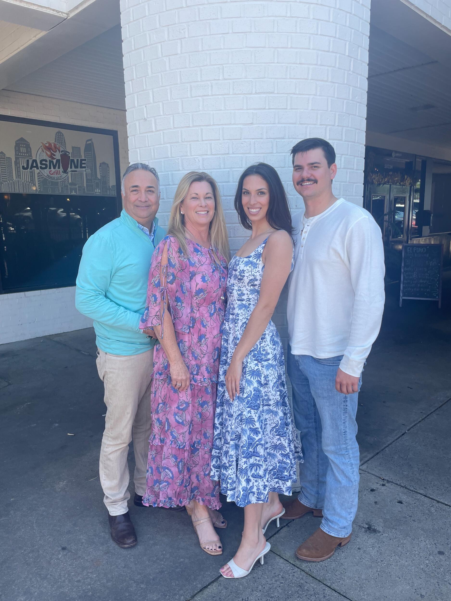 Easter with both Walker and McCall's families