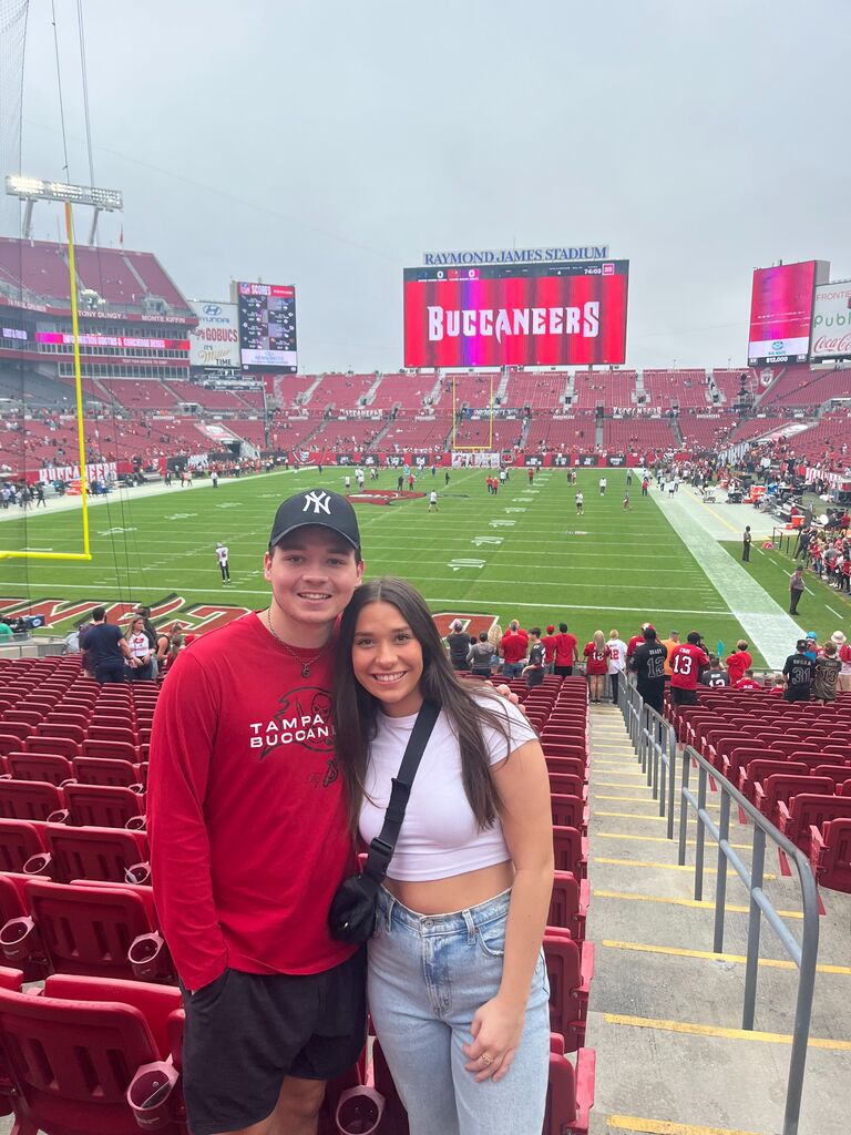 First NFL game together