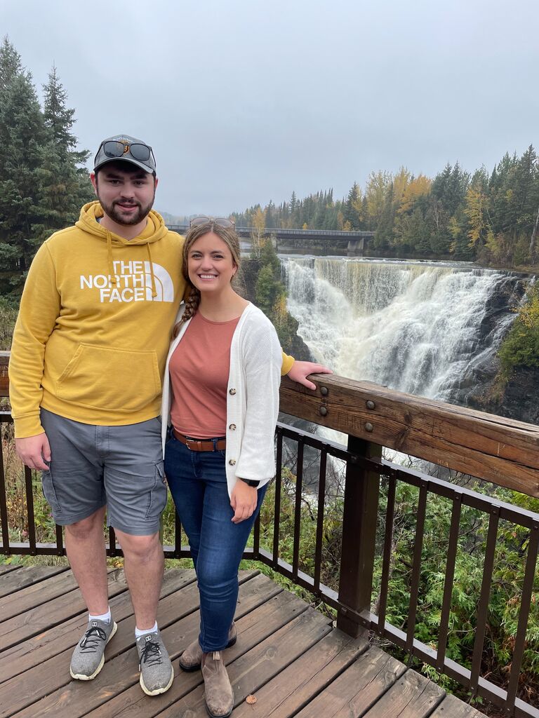 and visit Kakabeka Falls over Thanksgiving.