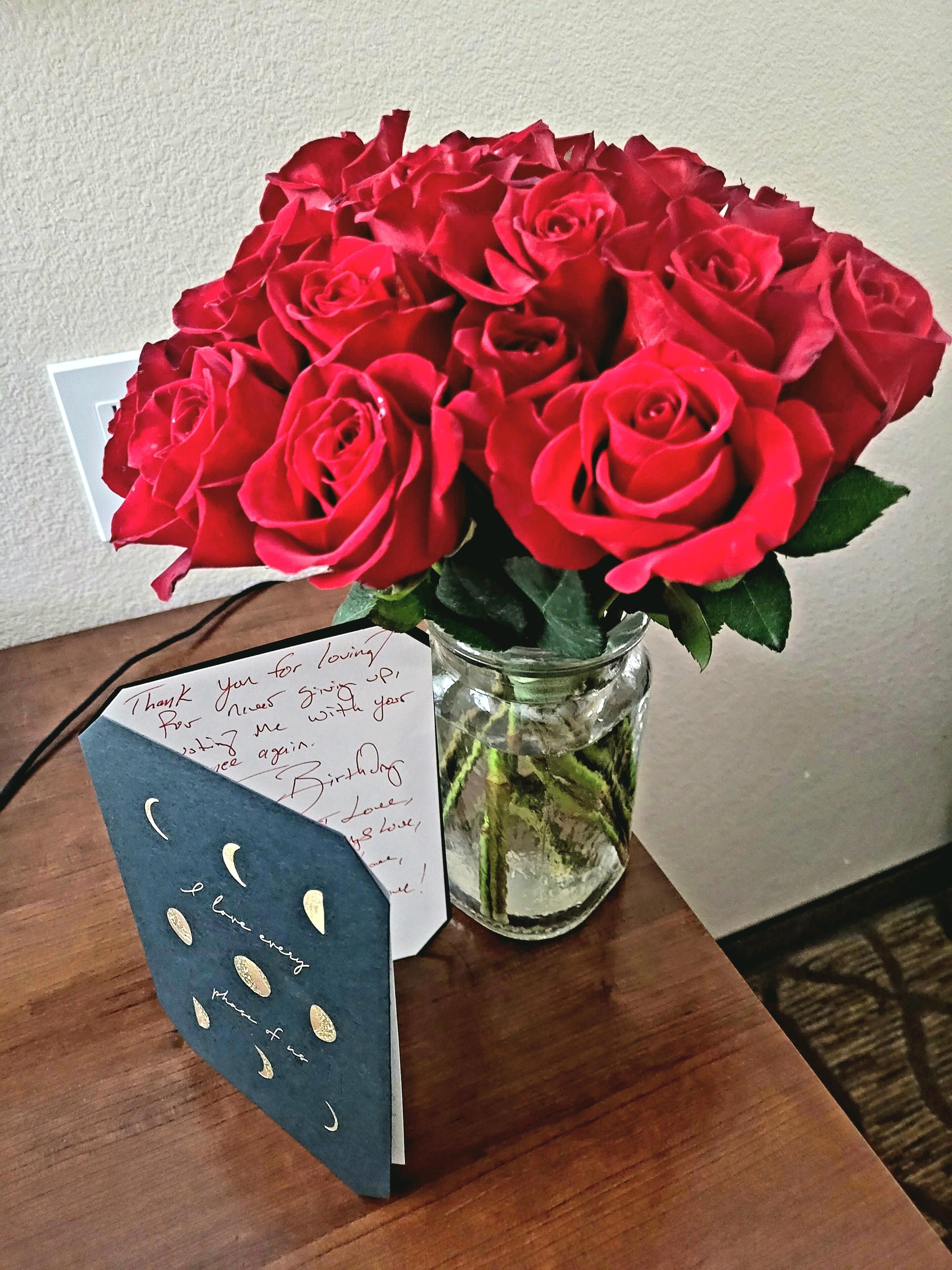 From Nat to Jen on our first birthday together, in Kansas.