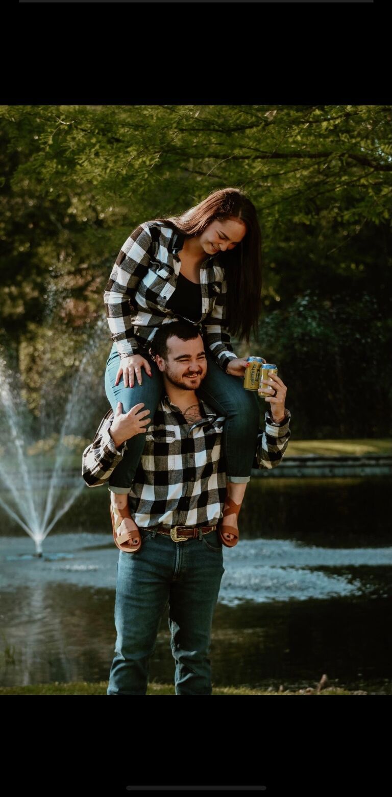 Got our engagement pictures taken