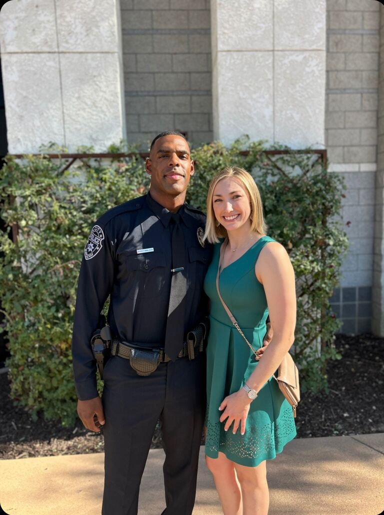 Tristan's graduation from Police Academy!