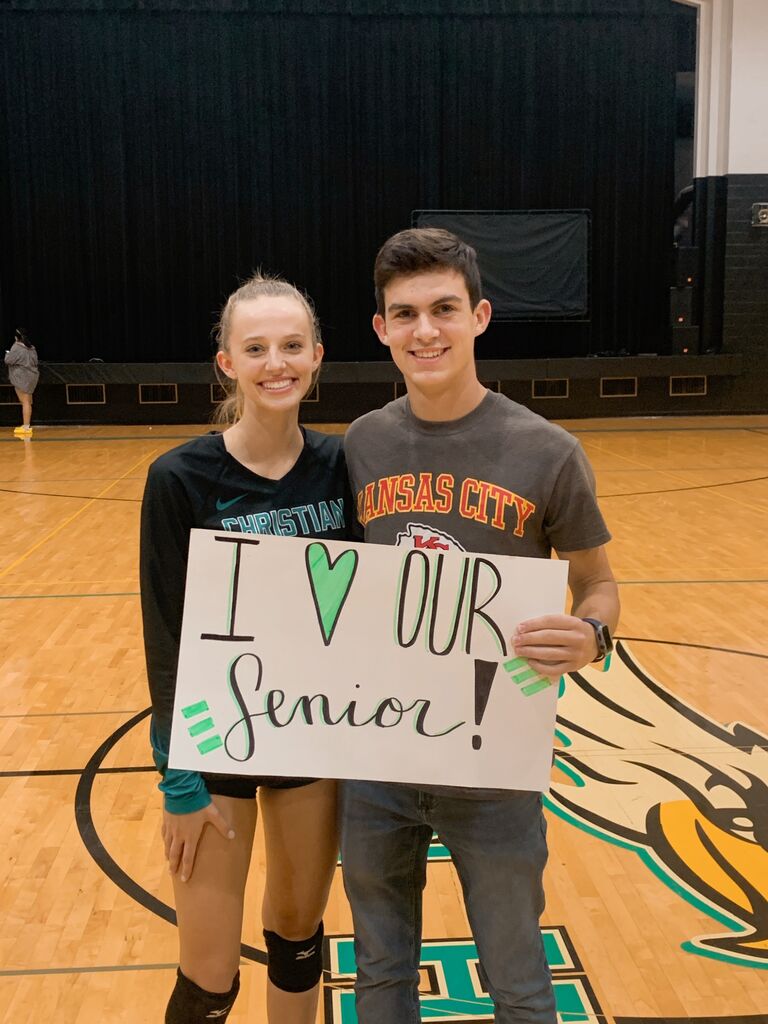 my senior volleyball night