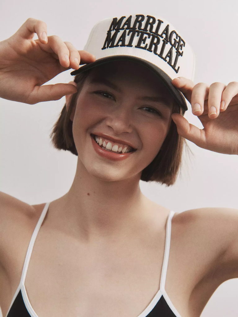 Bridal baseball cap