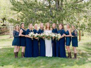 navy blue cowgirl boots