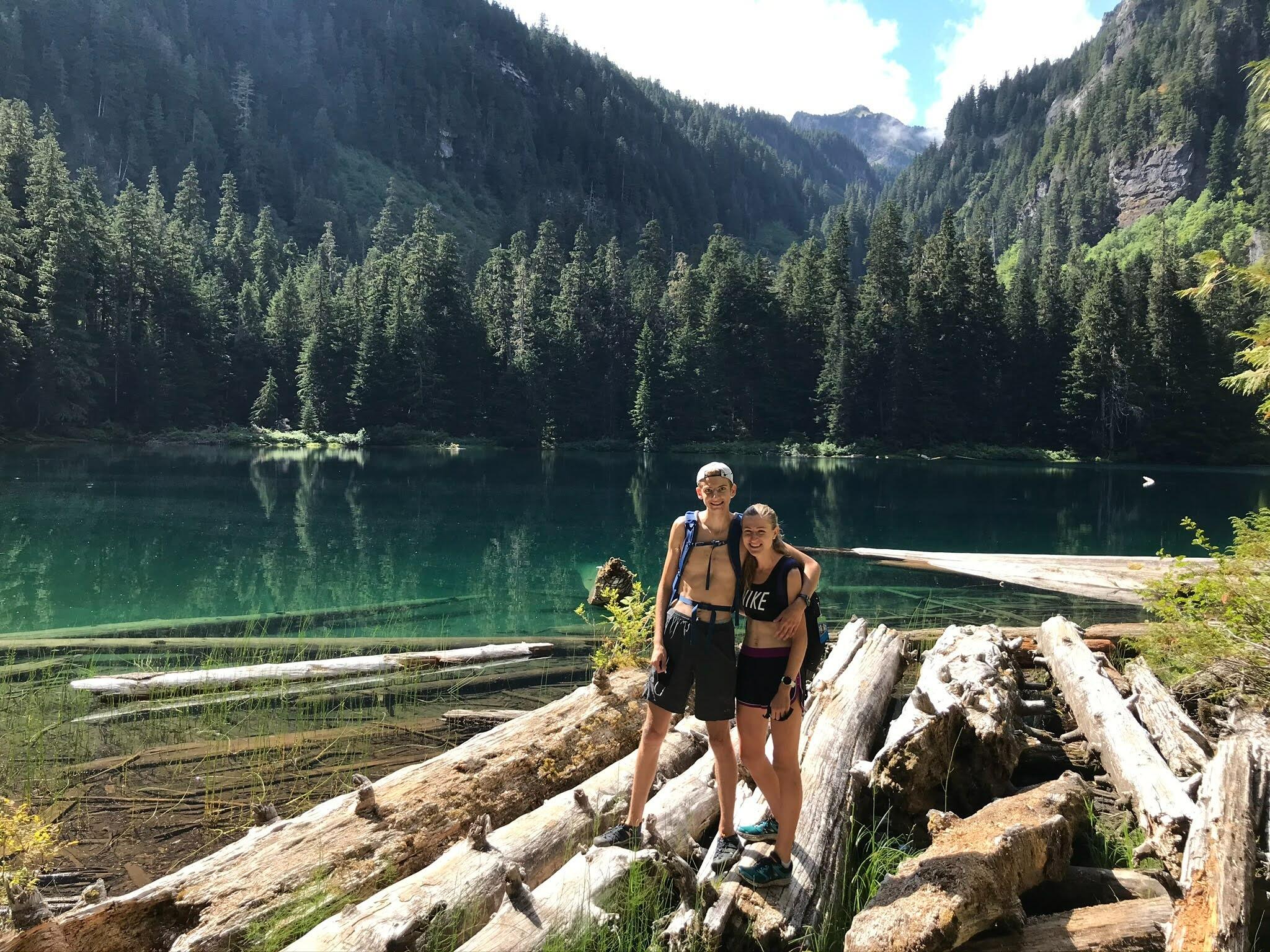 Green Lake in Mt. Rainier National Park