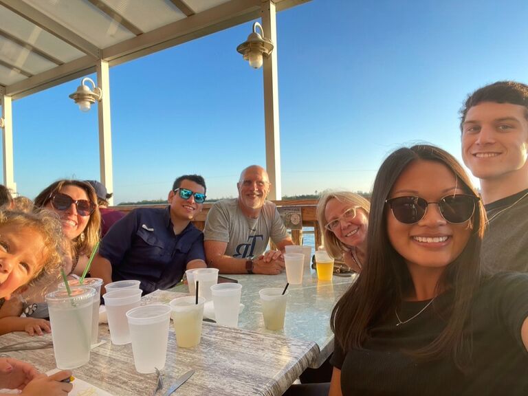 One of the many trips to FL to visit family