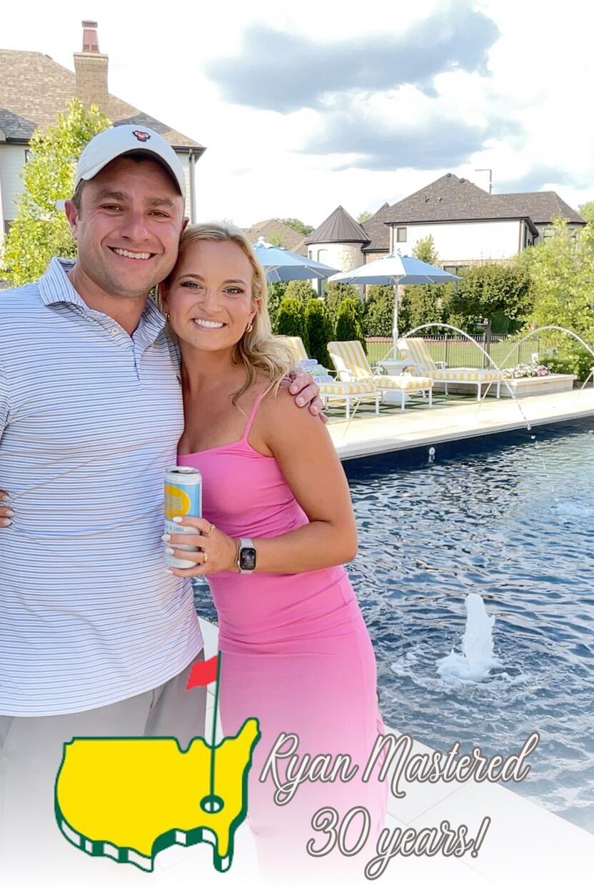 Ryan made plenty of trips out to Frankfort to see Sarah! Dinner usually included steak and wine and some type of fish for Sarah. One of his trips out included a surprise birthday party 🥳 