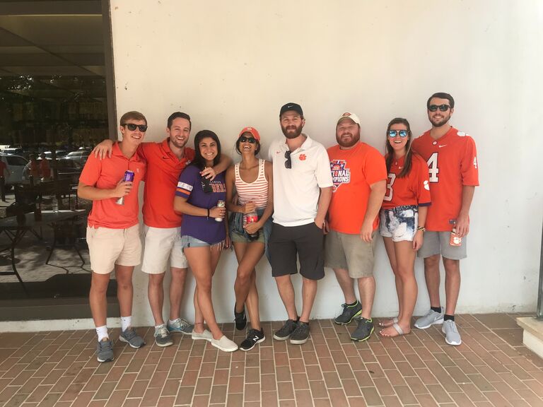 Julia attends her first Clemson game - Go Tigers!