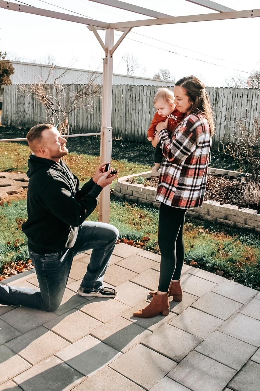 On Thanksgiving day, Corey (finally!) asked Lexi to marry him.