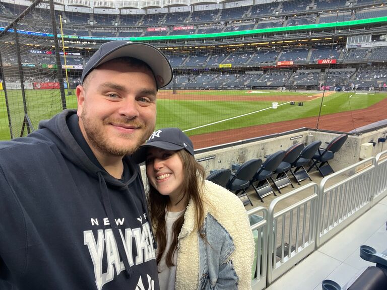 Ava went to a total of 7(!!!) Yankee games this year.