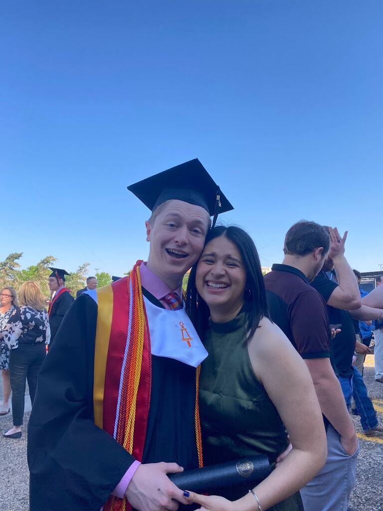 JT Graduated with his Bachelors. 