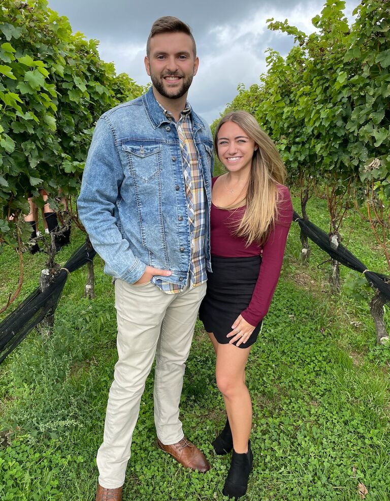 In the Fall of 2021, Danielle and Alex continued the tradition of going to the wineries with their friends on the North Fork of Long Island! This year for Halloween they dressed up like Scooby and Shaggy. And in December for the holidays, Danielle and Alex went horse back riding.