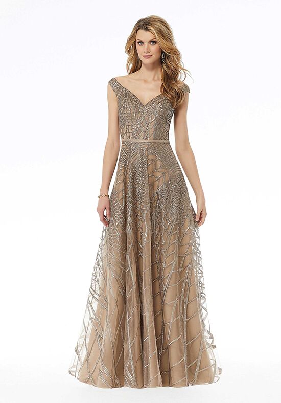 gold wedding dresses for mother of the bride