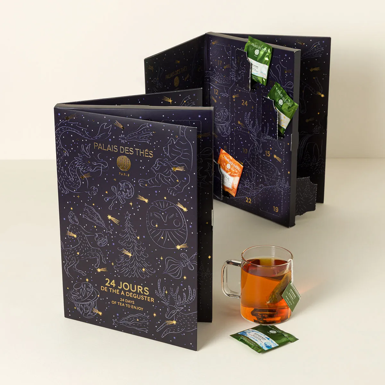 Tea bag advent calendar for girlfriend