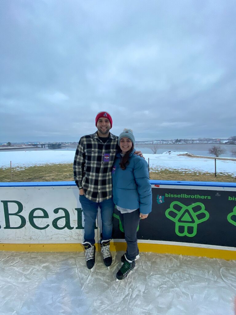New Year's Eve ice skating in Portland, Maine