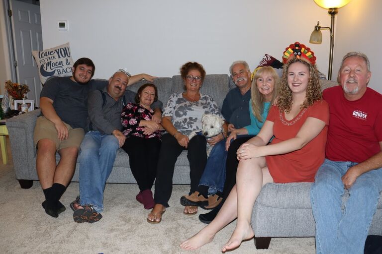 We hosted our first Thanksgiving at our apartment!