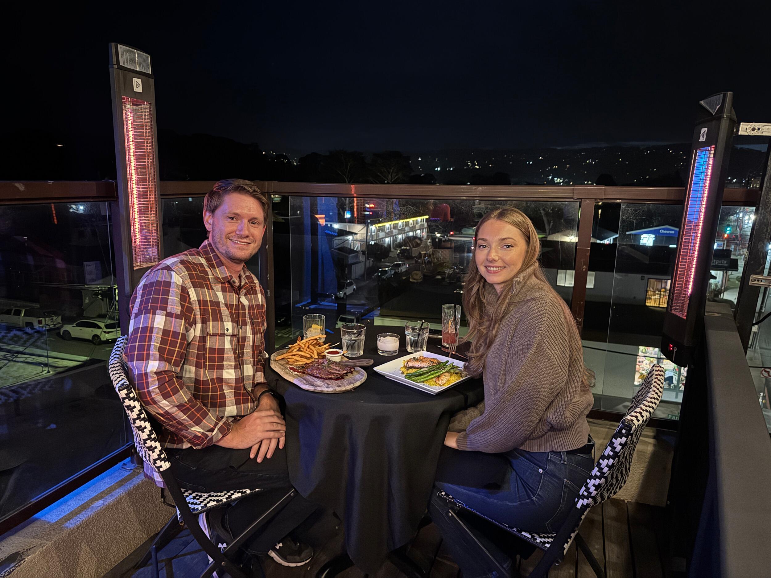 Never a dull moment: here we are celebrating our two year dating anniversary. We went to Monterey where we went whale watching (we saw three humpback whales btw), enjoyed clam chowder on the wharf, and listened to live jazz music downtown. 