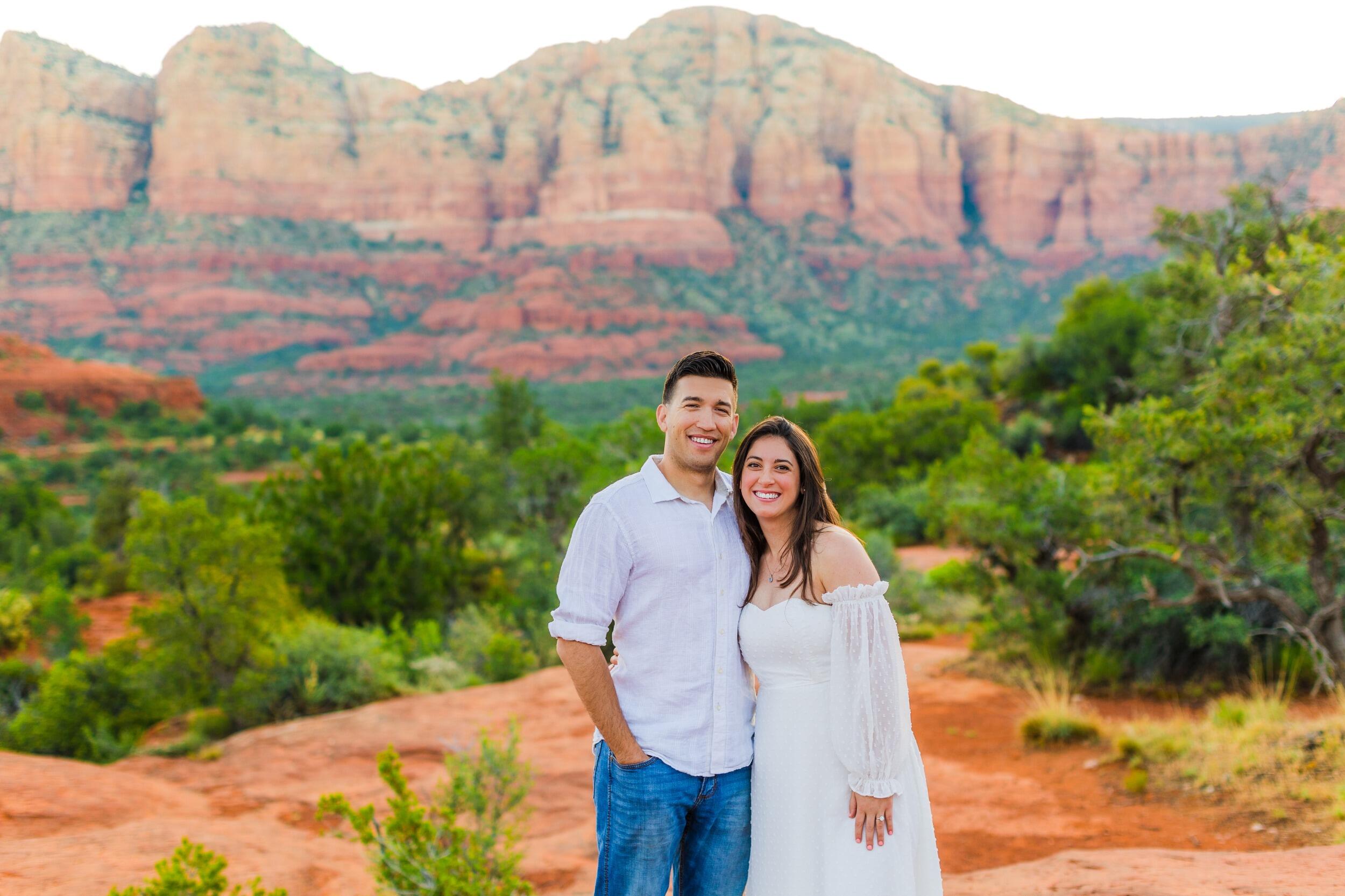 Engagement photos in magical Sedona!