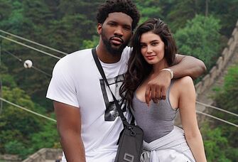 Joel Embiid and his beautiful wife