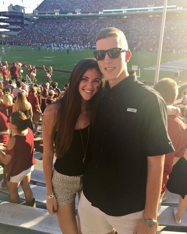 When Cassidy graduated high school and went to the University of South Carolina, Andrew made many trips up to Columbia to visit her. Go, gamecocks!