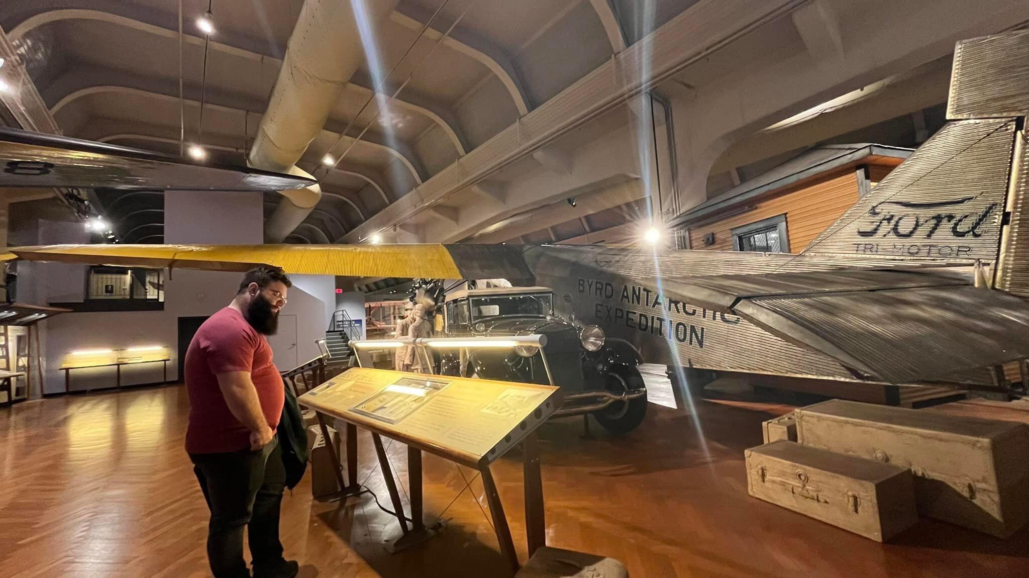 Katelyn got to see the Tri-Motor for the first time and has been wanting to see it fly and dreamed of flying on it ever since!