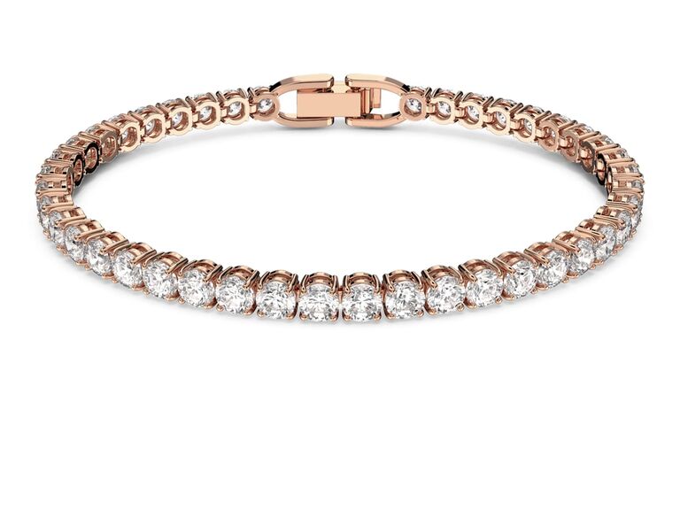 Swarovski crystal tennis bracelet romantic gift idea for wife