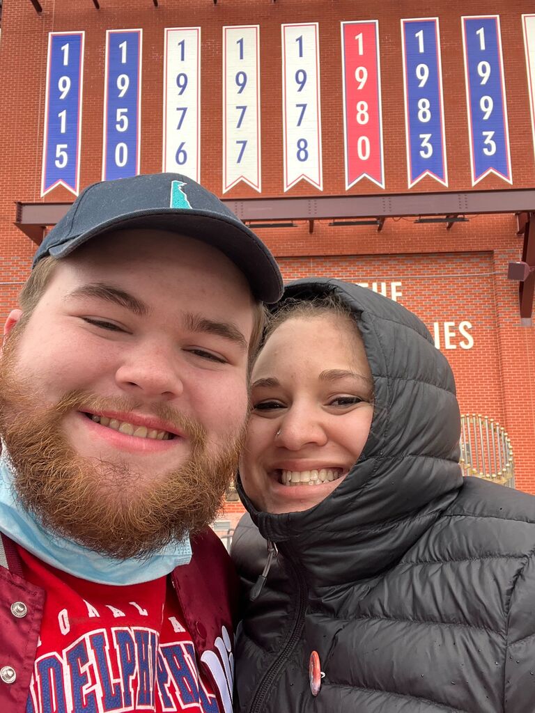 First baseball game together! Go Phillies!
