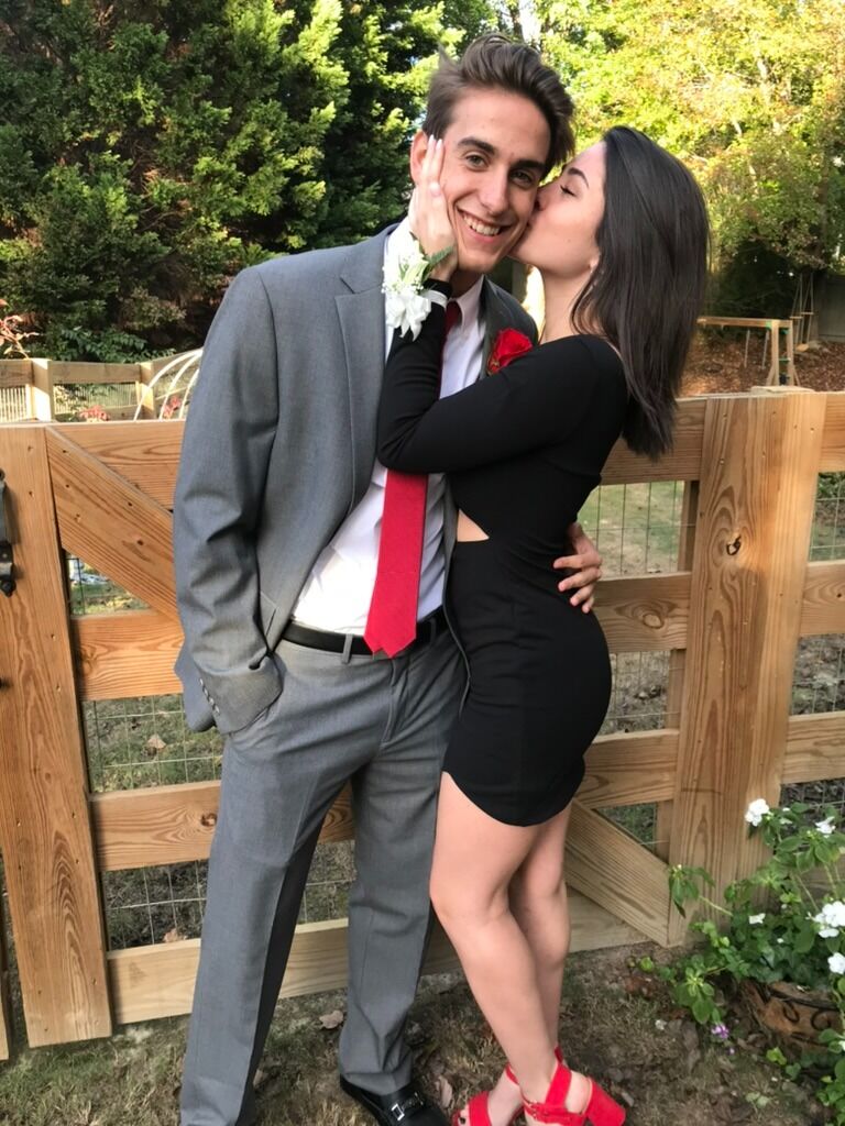 Ridge and Jaime at Jaime's Homecoming dance.