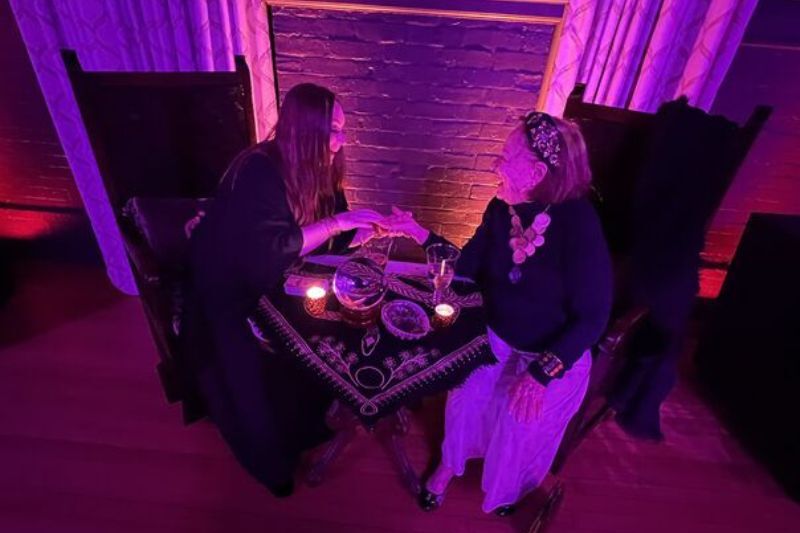 Practical Magic themed party - fortune teller
