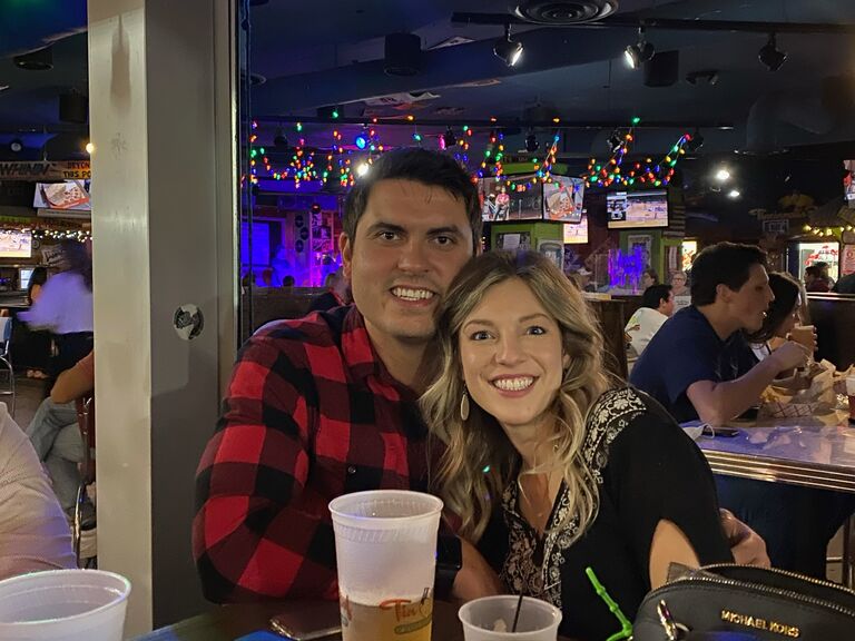 Tin roof - a favorite downtown bar of the couple