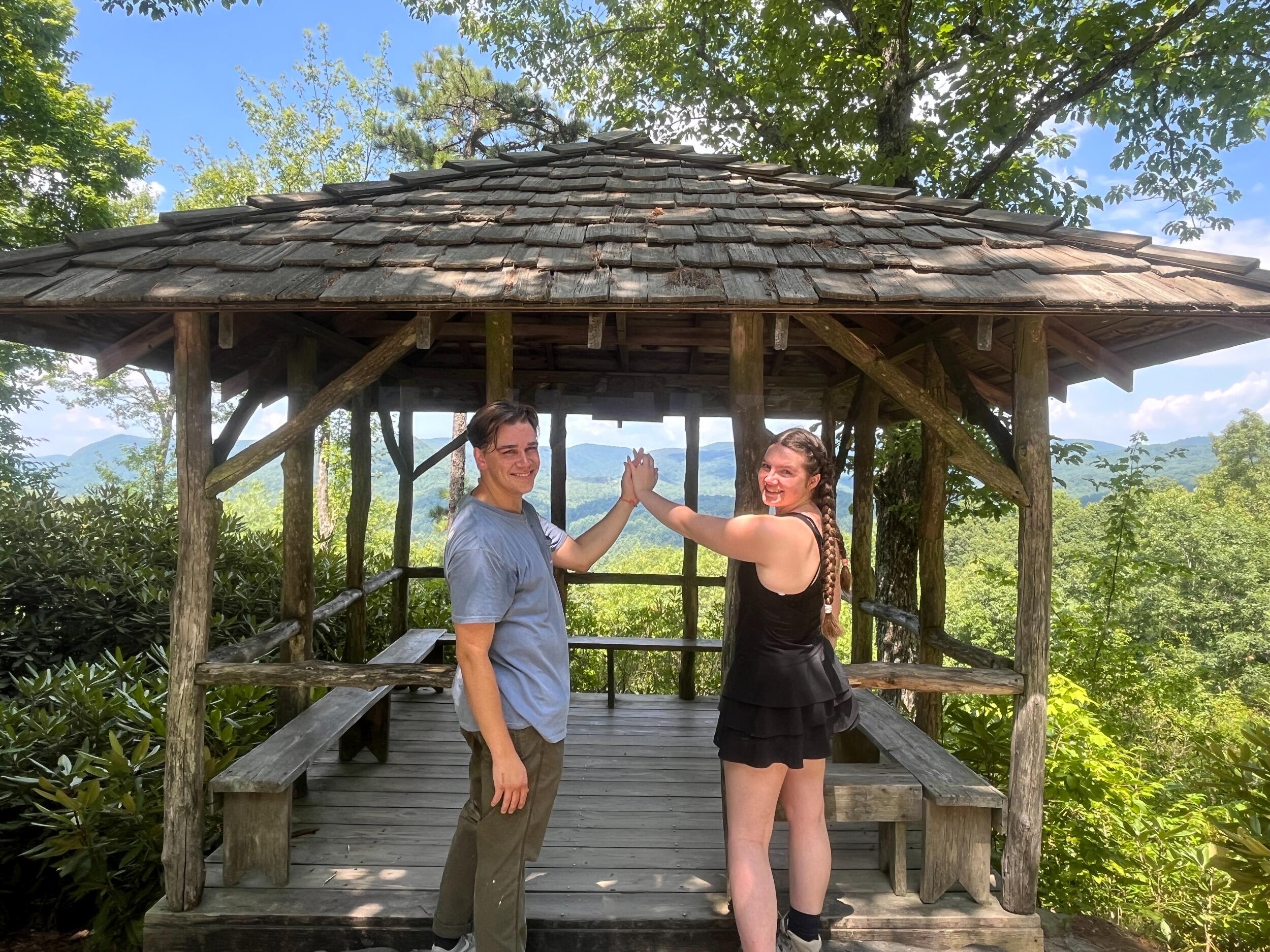 She said yes!