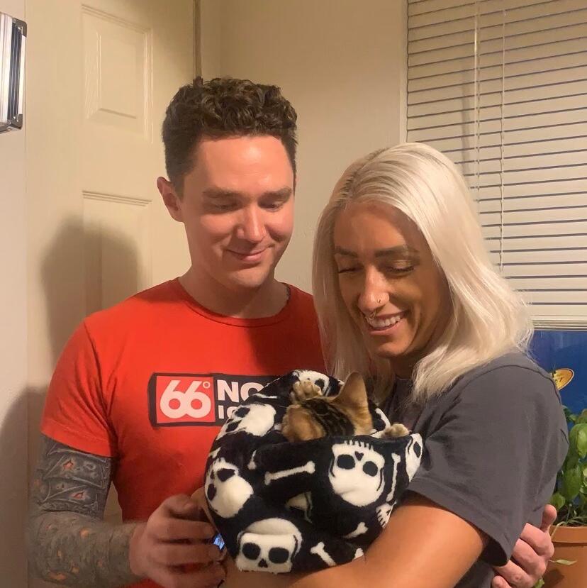 We were such excite to announce our son, Flexeril 🐾 