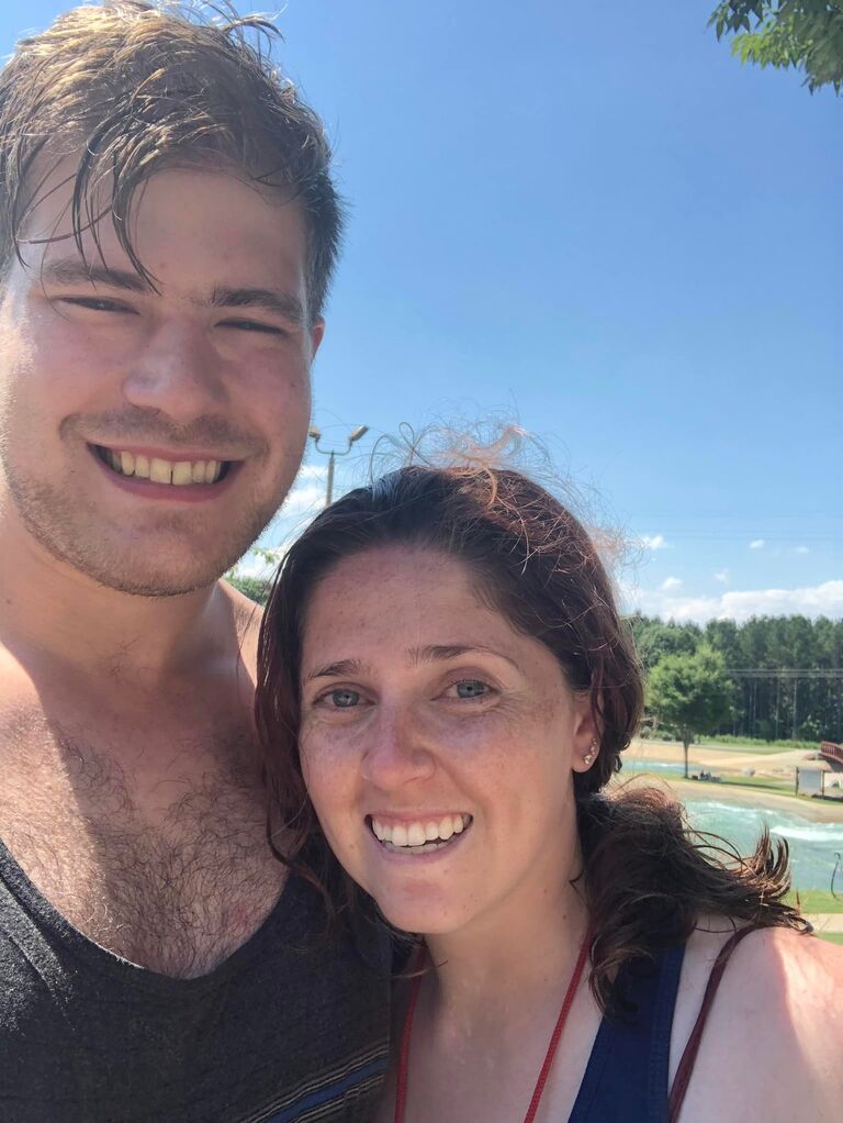 Whitewater rafting at Whitewater Center in Charlotte, NC