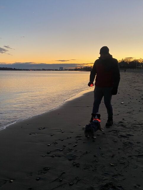 Nightly trip to dane street beach :)