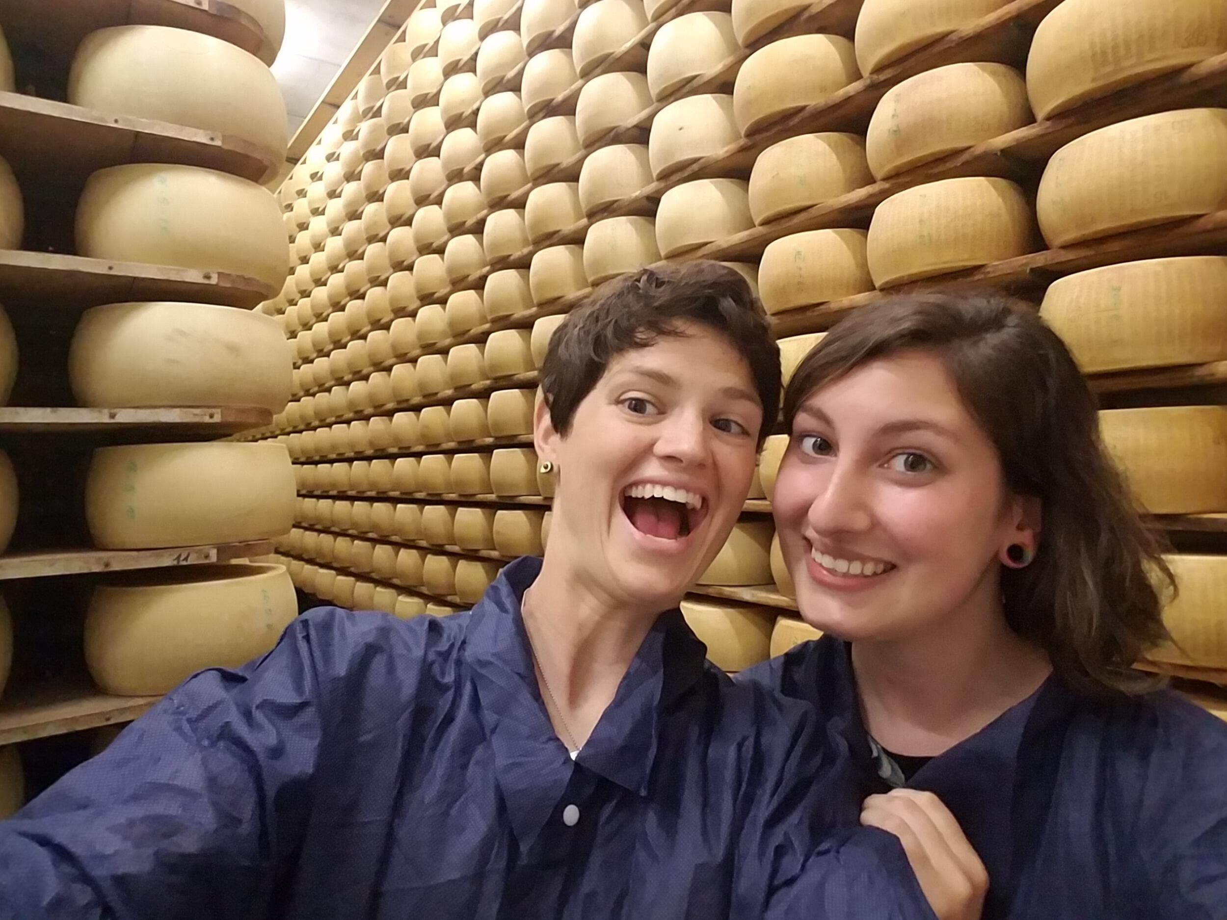 Goofing off in Cheese School