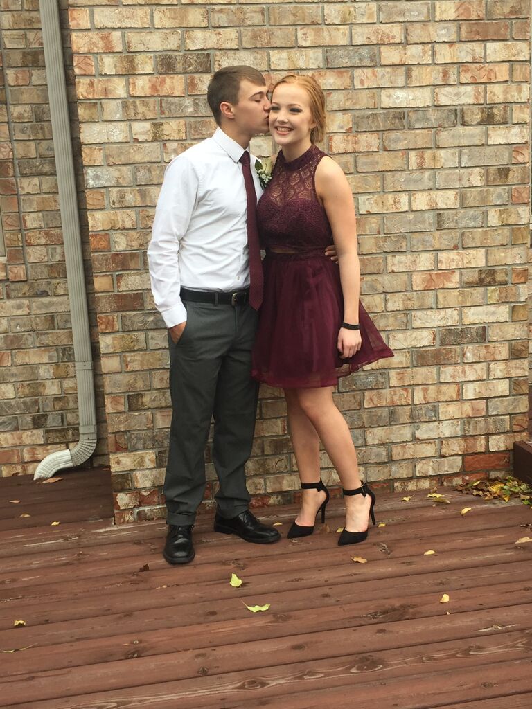 Our first school dance together, Homecoming 2016.