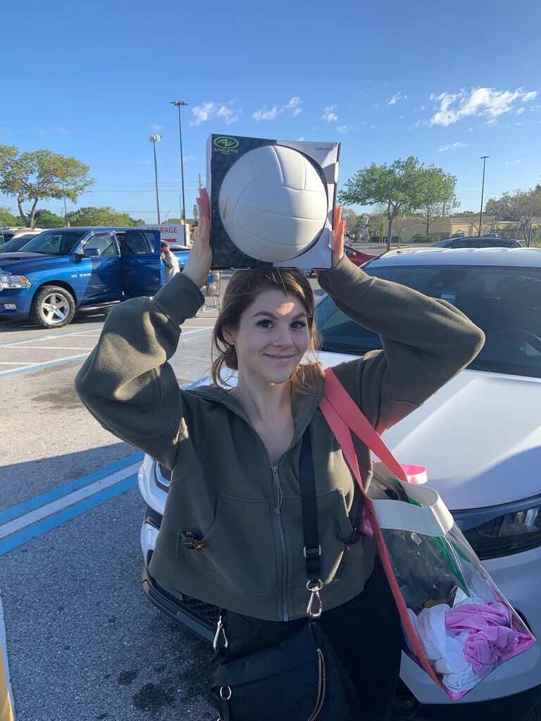 Preparing for Coquina Beach Volleyball