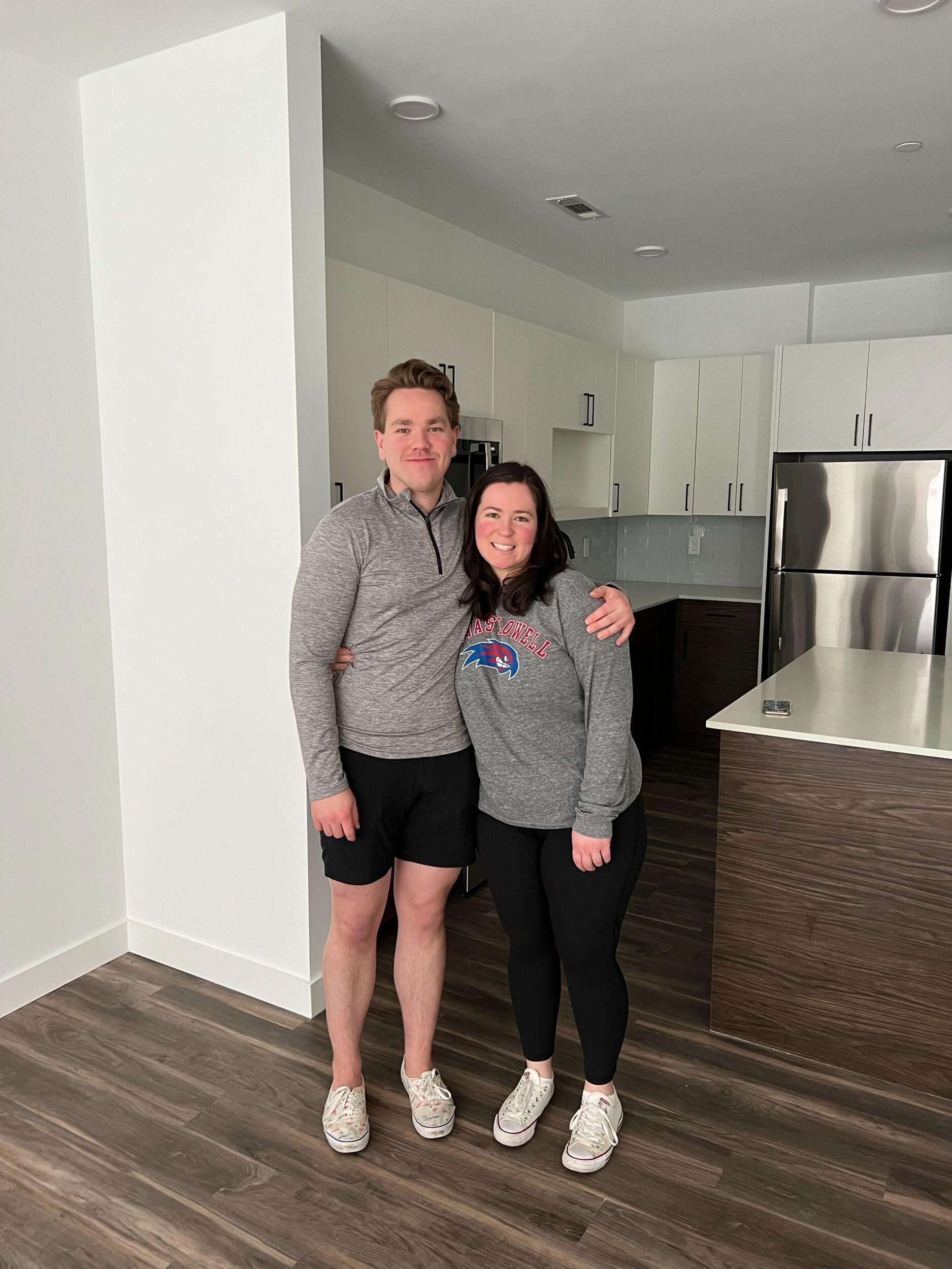 This was the first apartment we lived in once moving to Boston. 