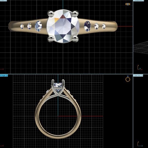 Thomas spent that fall planning how he would pull off a proposal worthy of the love he and Lizzy shared all without her knowing. Many of his days were spent at the jewelers, getting advice from Mrs. Luebbers, and nervously waiting for the day to come. He was able to custom design the ring that he gave to Lizzy using the diamond from Mrs. Luebbers’ engagement ring as he knew how close Lizzy had been with her mom growing up. 